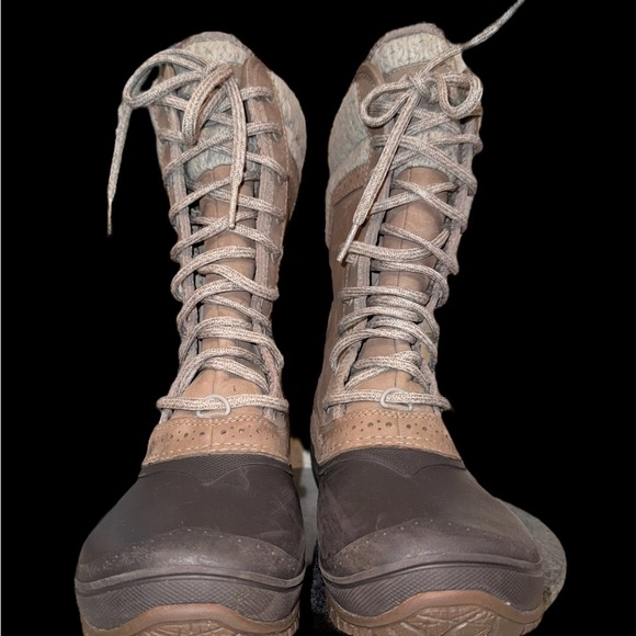 TNF THE NORTH FACE Shellista 2 midi fur leather snow boots women’s size 6 - Picture 12 of 17